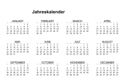Jahreskalender